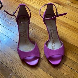 Like new! Ankle strap Sam Edelman heels